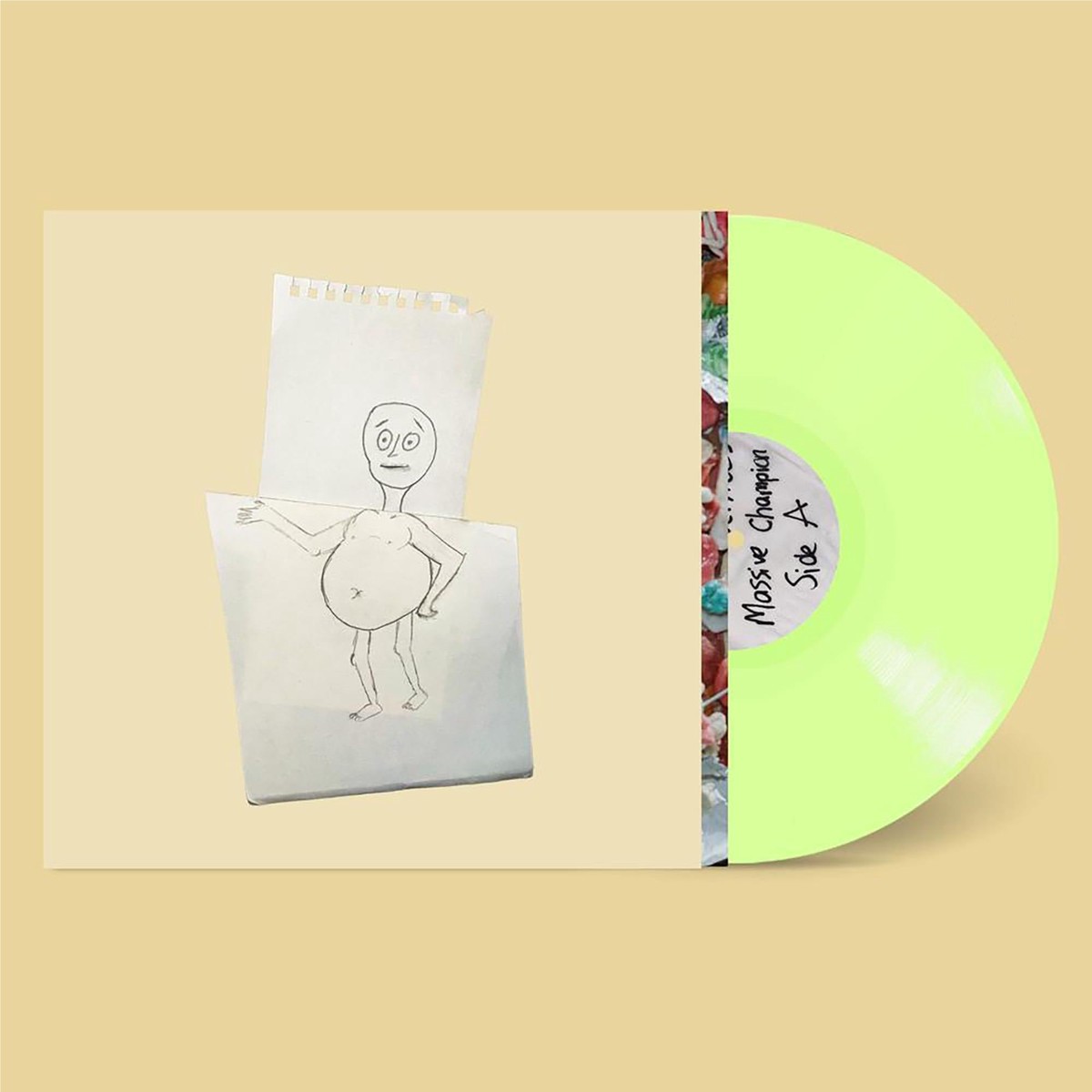 GETDOWN SERVICES – MASSIVE CHAMPION: LIME VINYL – LP