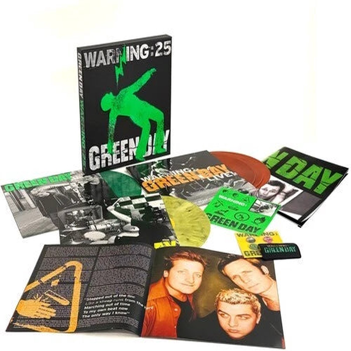 GREEN DAY – WARNING : 5LP COLOURED EDITION (2025) – LP