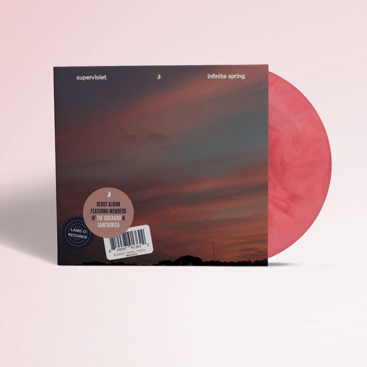 Infinite Spring Coloured Sunset Swirl Vinyl LP