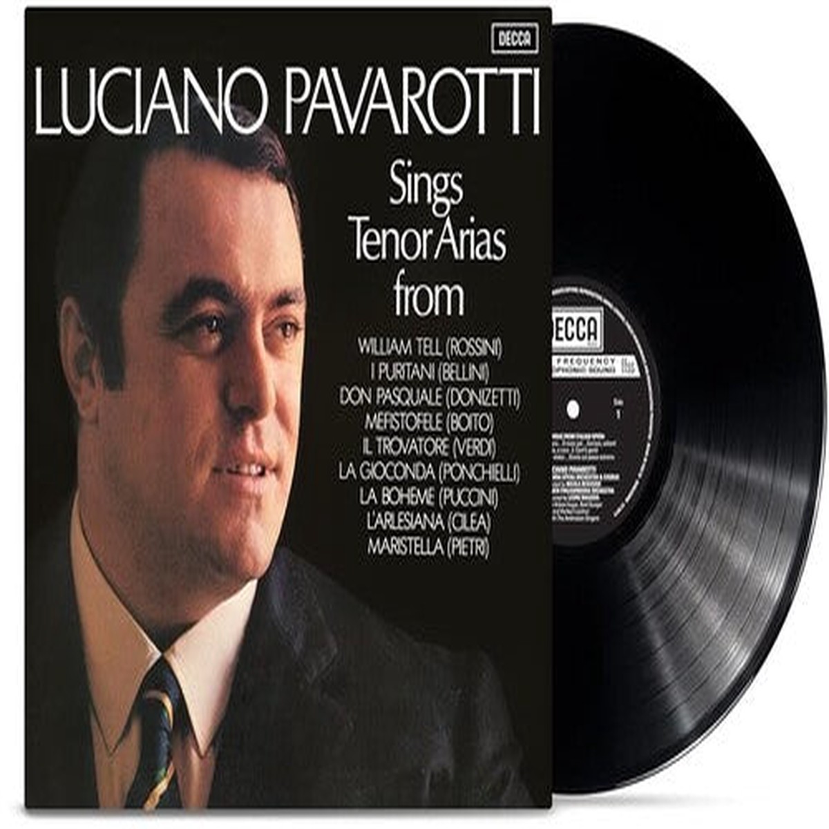 Luciano Pavarotti: Tenor Arias from Italian Opera (LP) – VINYL LP