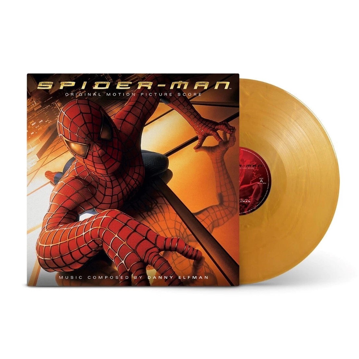 SPIDER-MAN (2002) – SOUNDTRACK : GOLD VINYL (180-GRAM) – LP
