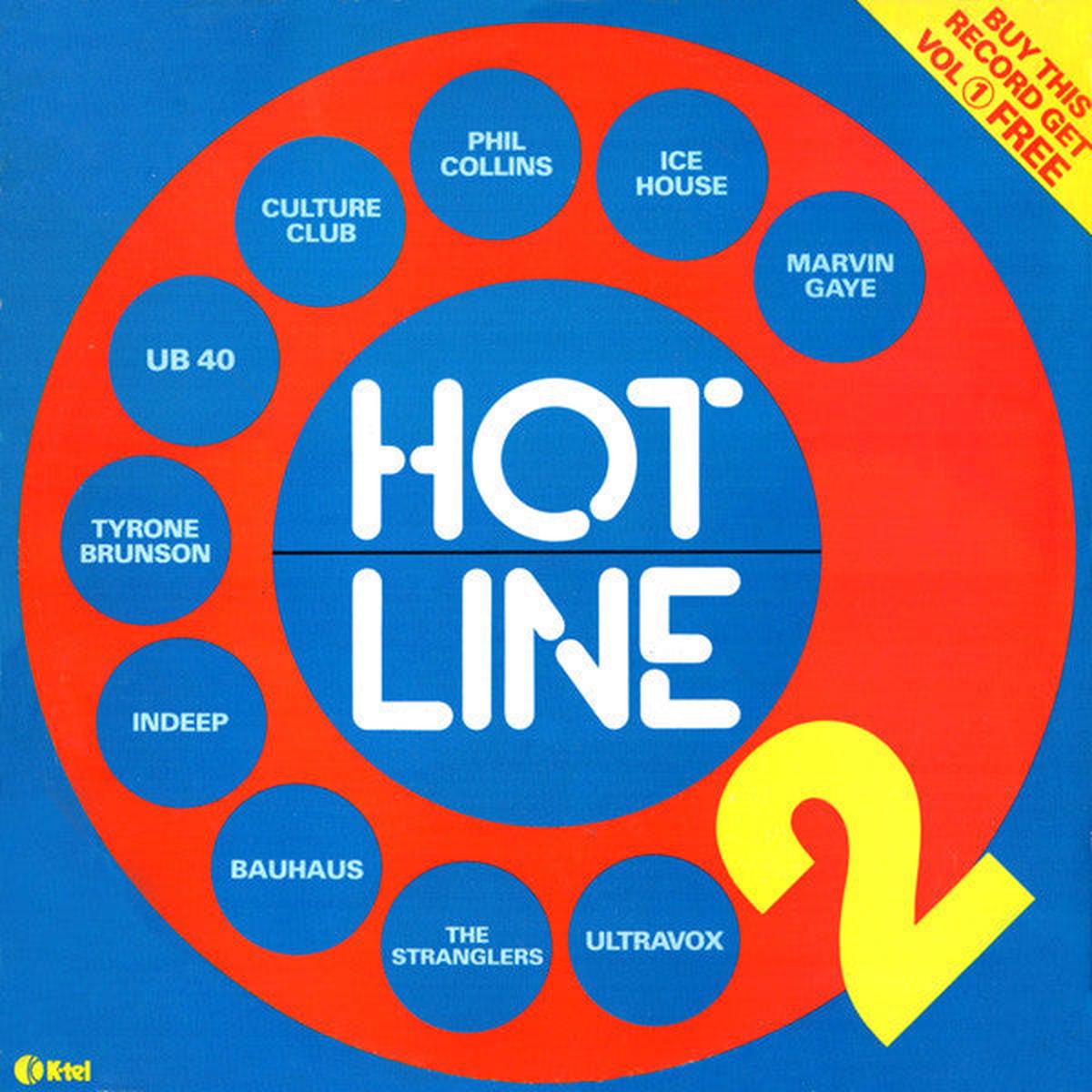 Hot Line 2 Various Artists 1983, Synthpop / Funk / New Wave Compilation LP (vinyl)