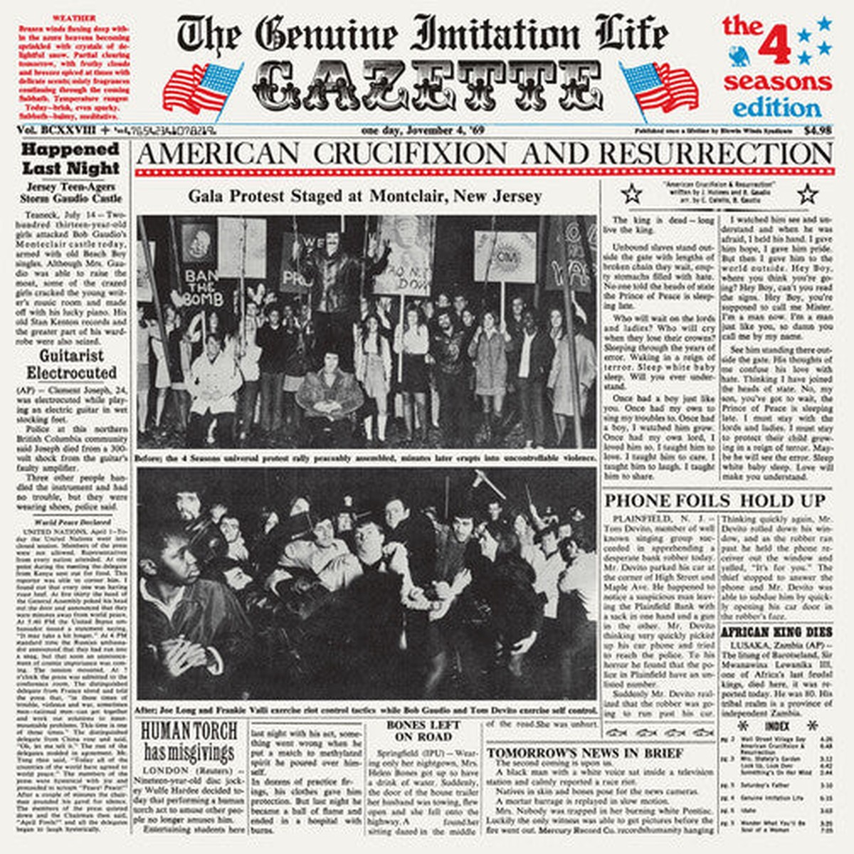 Frankie Valli & the Four Seasons: The Genuine Imitation Life Gazette – VINYL LP