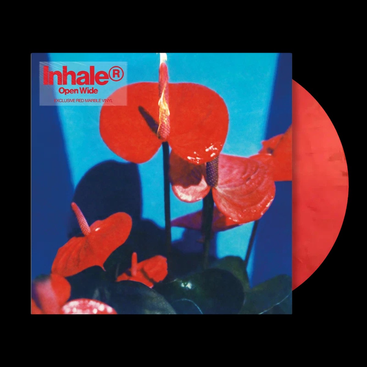 INHALER – OPEN WIDE : RED MARBLE VINYL – LP