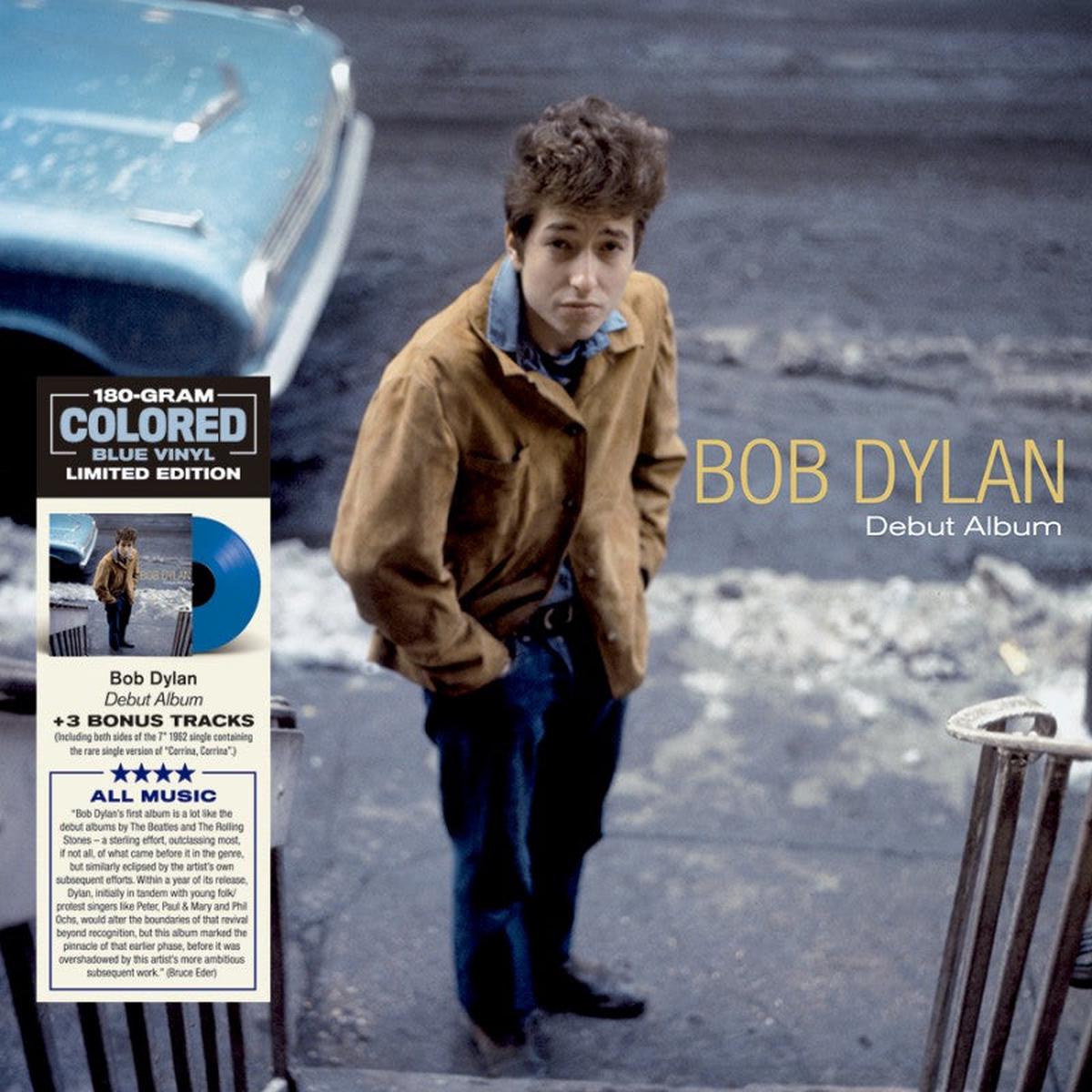 Bob Dylan – Debut Album + 3 Bonus Tracks (limited Blue Colored Vinyl) (LP)