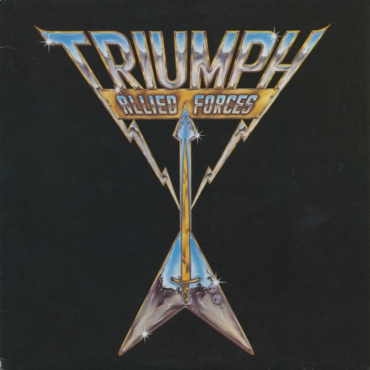 Triumph Allied Forces – 1981 Hard Rock (vinyl) Near Mint copy !!!