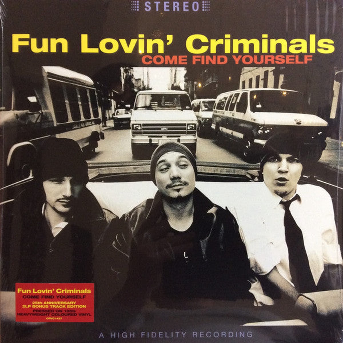 FUN LOVIN’ CRIMINALS – COME FIND YOURSELF + 4: 2LP RED / YELLOW – LP
