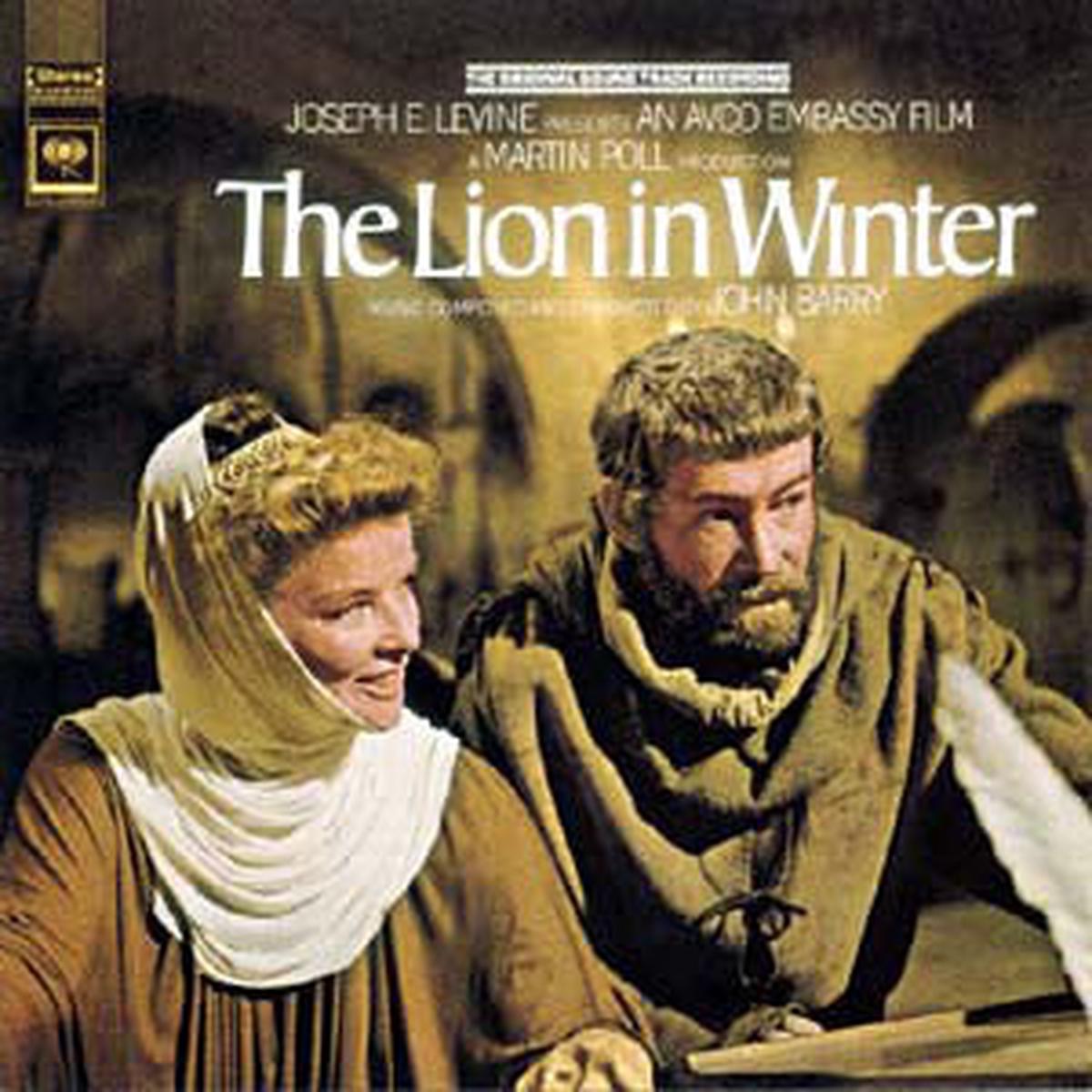 John Barry  The Lion In Winter (Original Motion Picture Soundtrack) –  1968-Soundtrack (vinyl)