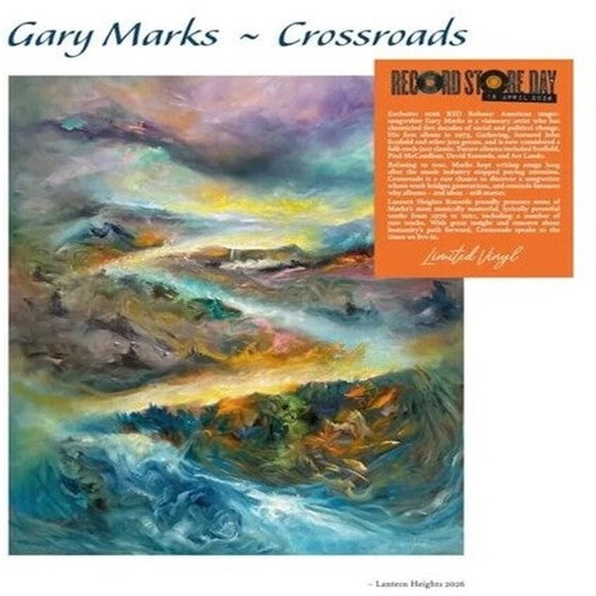 Gary Marks: Crossroads – Limited – VINYL LP