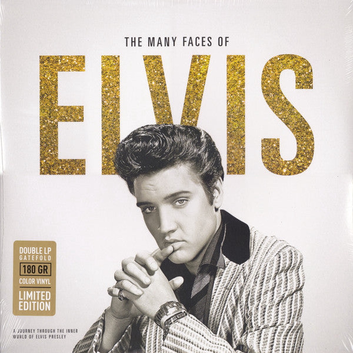 PRESLEY, ELVIS / VARIOUS – MANY FACES OF : 2LP WHITE VINYL – LP