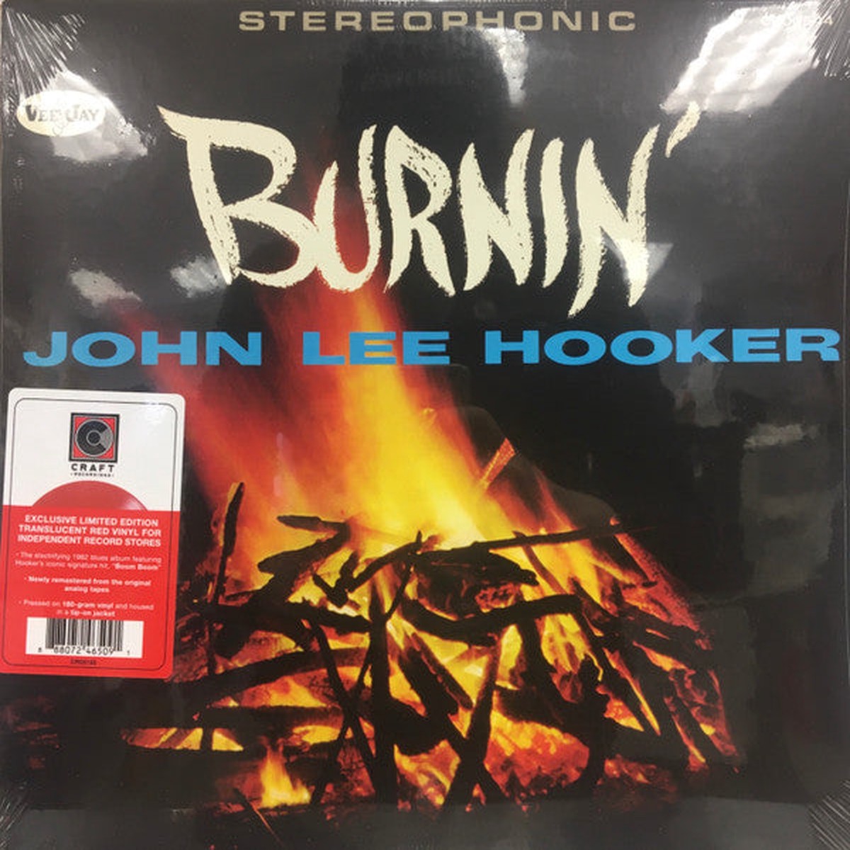 HOOKER, JOHN LEE – BURNIN’ : INDIE EXCLUSIVE RED VINYL – LP