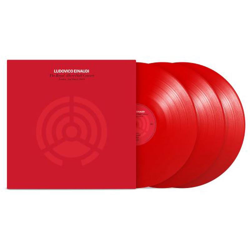 LUDOVICO EINAUDI – Live At The Royal Albert Hall – 3 LP – Red Vinyl  [RSD 2024]