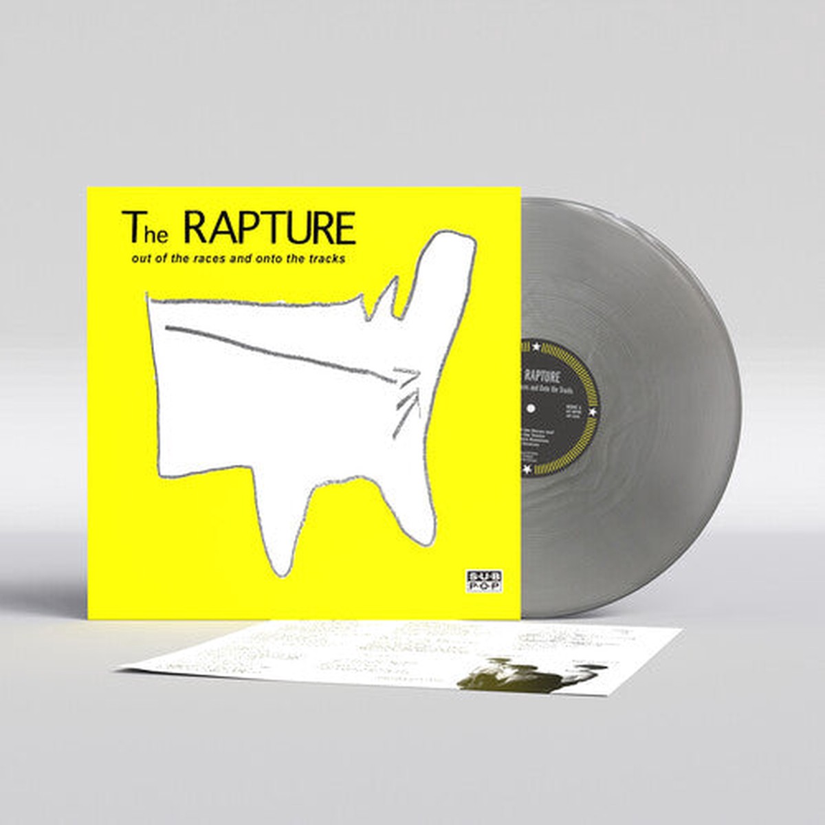The Rapture: Out of the Races and Onto the Tracks – Silver – VINYL LP