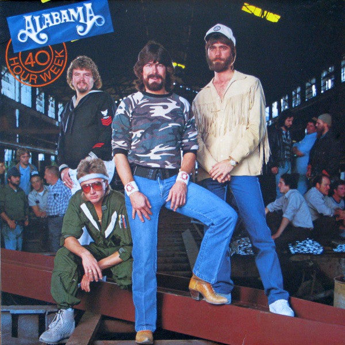 Alabama  40 Hour Week -1985 Country Rock (vinyl) N Mint