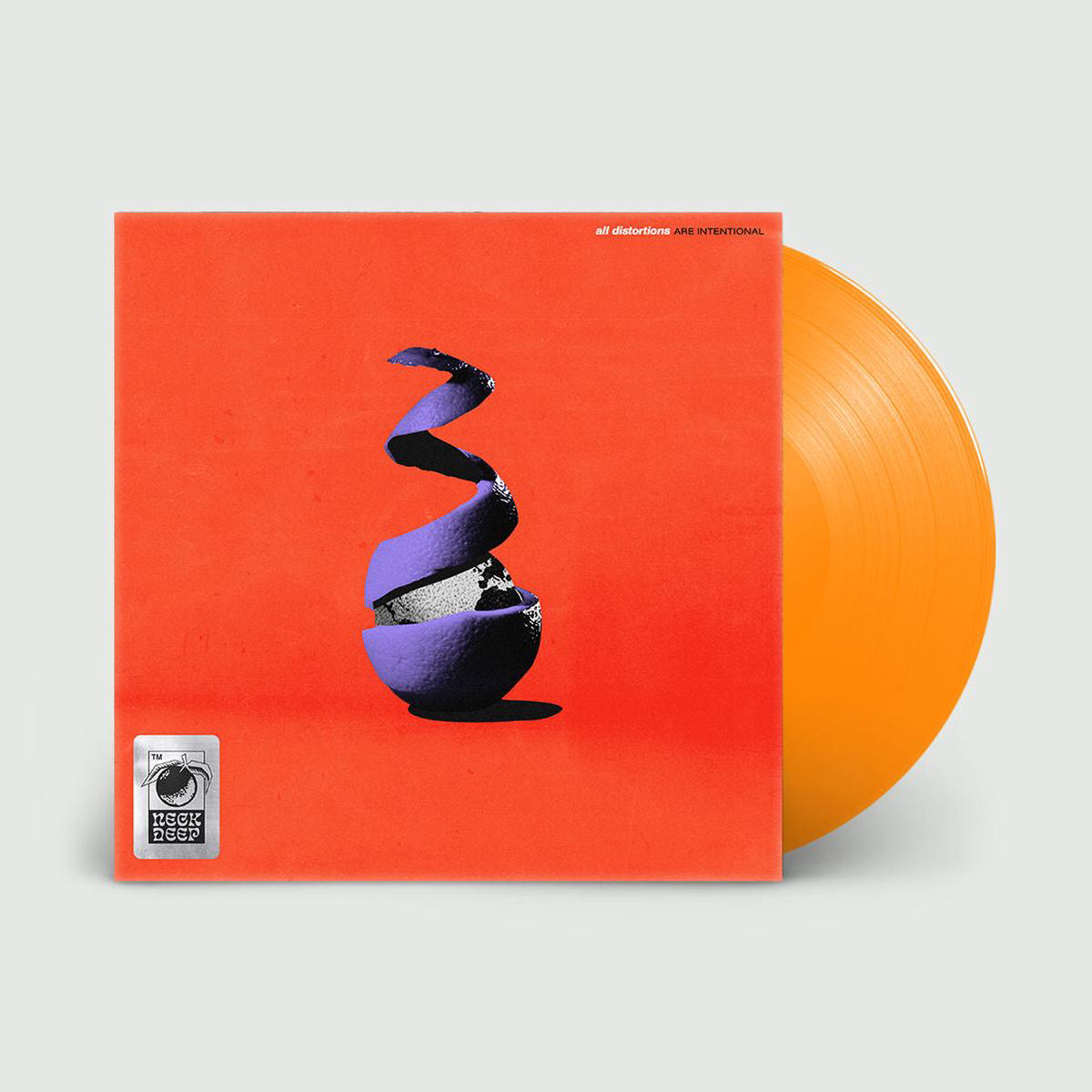 All Distortions Are Intentional Limited Edition Orange Vinyl LP