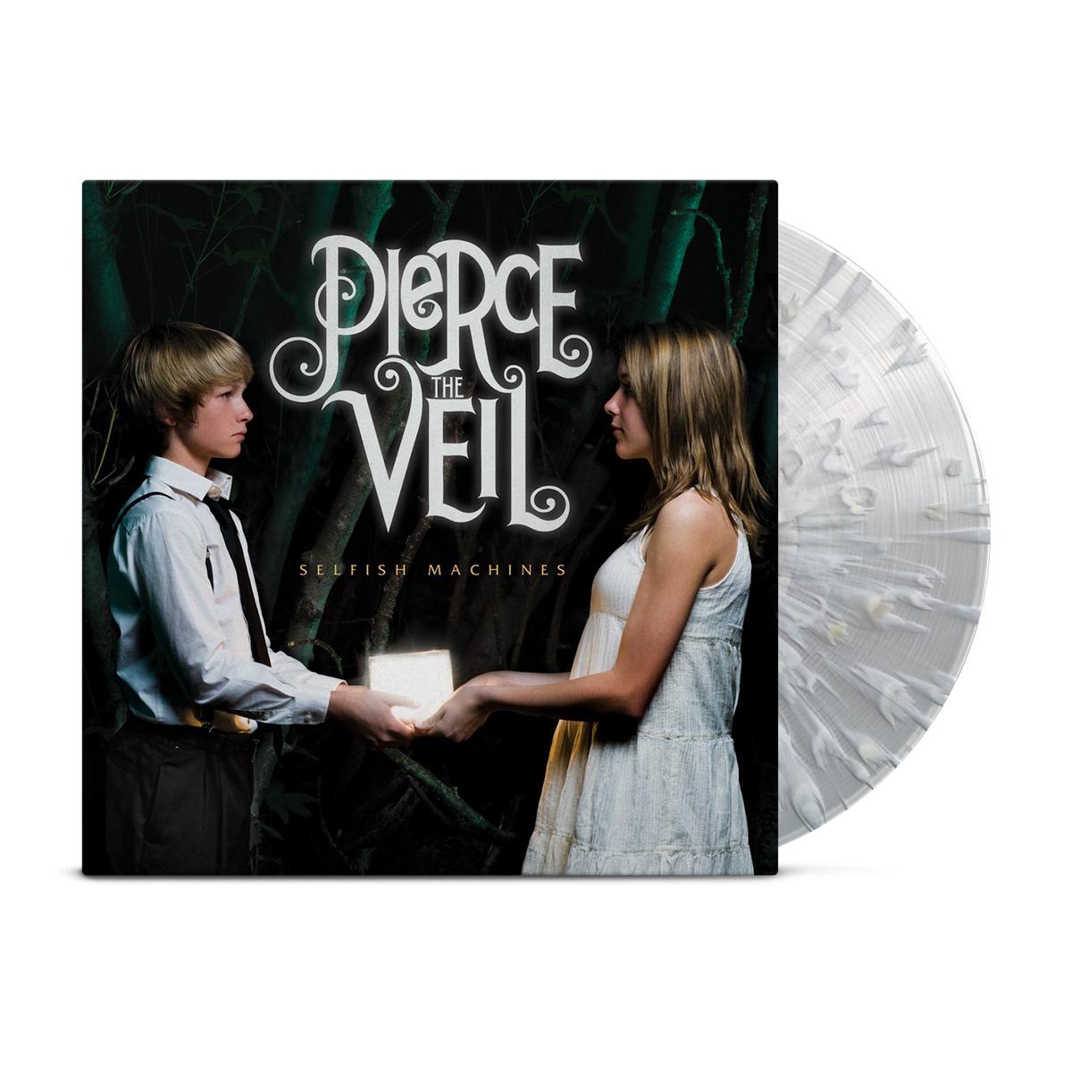 Selfish Machines Clear W/ White Splatter Limited to 1,000