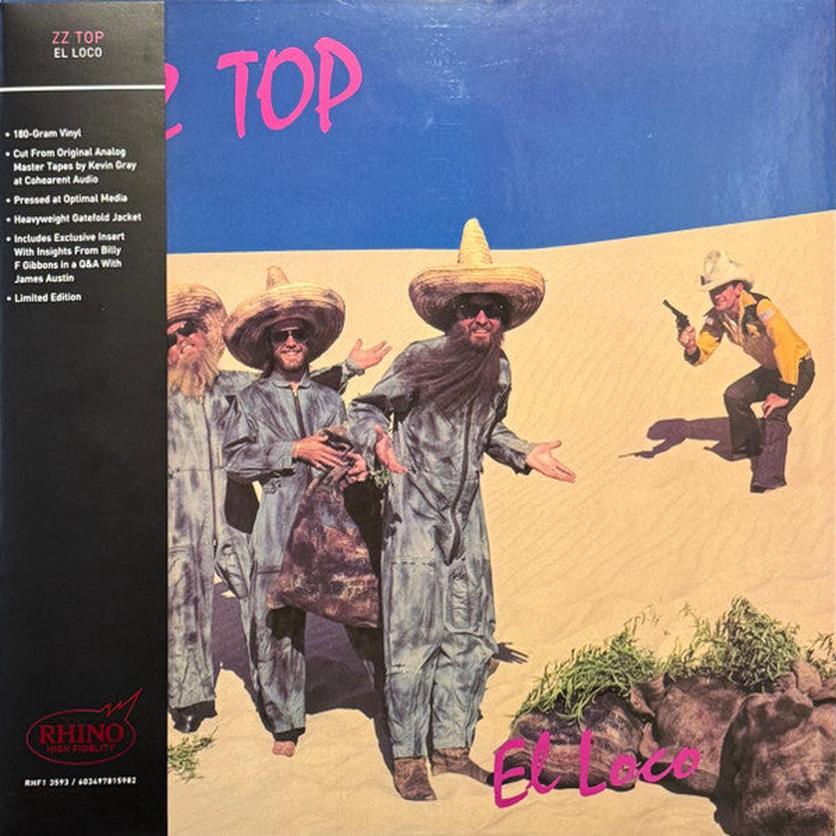 ZZ TOP 8211 EL LOCO RHINO HIGH FIDELITY RANGE 8211 LP