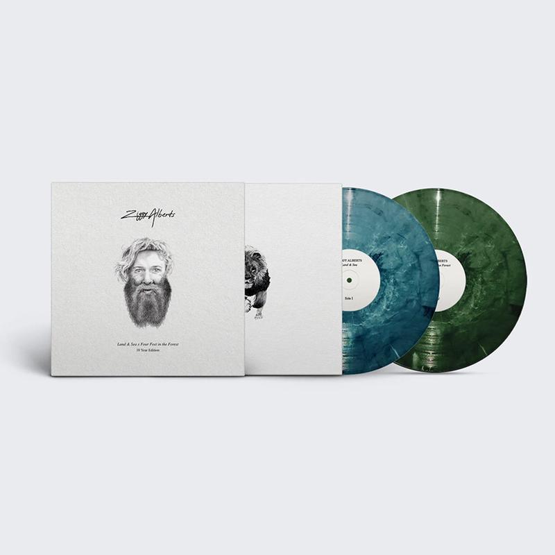 ZIGGY ALBERTS - Land and Sea X Four Feet In The Forest (10th Anniversary Edition) - 2LP - Eco Mix Colour Vinyl [OCT 10]