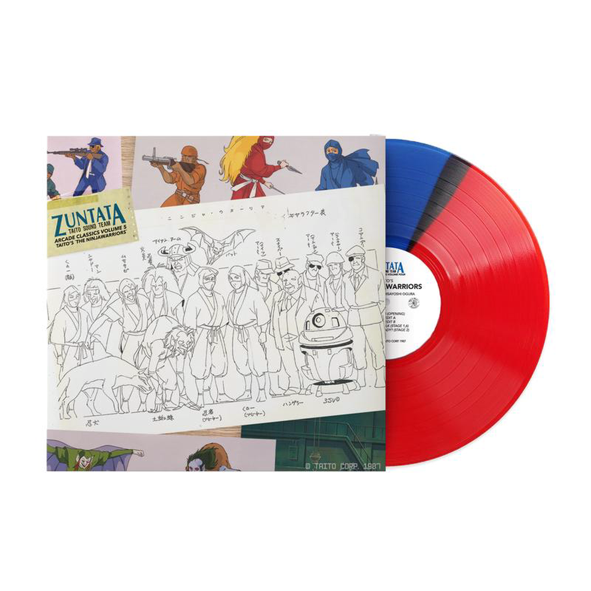 Zuntata Arcade Classics Volume 5 Taito8217s The Ninjawarriors (Original Video Game Soundtrack) 8211 Hisayoshi Ogura (1xLP Vinyl Record)