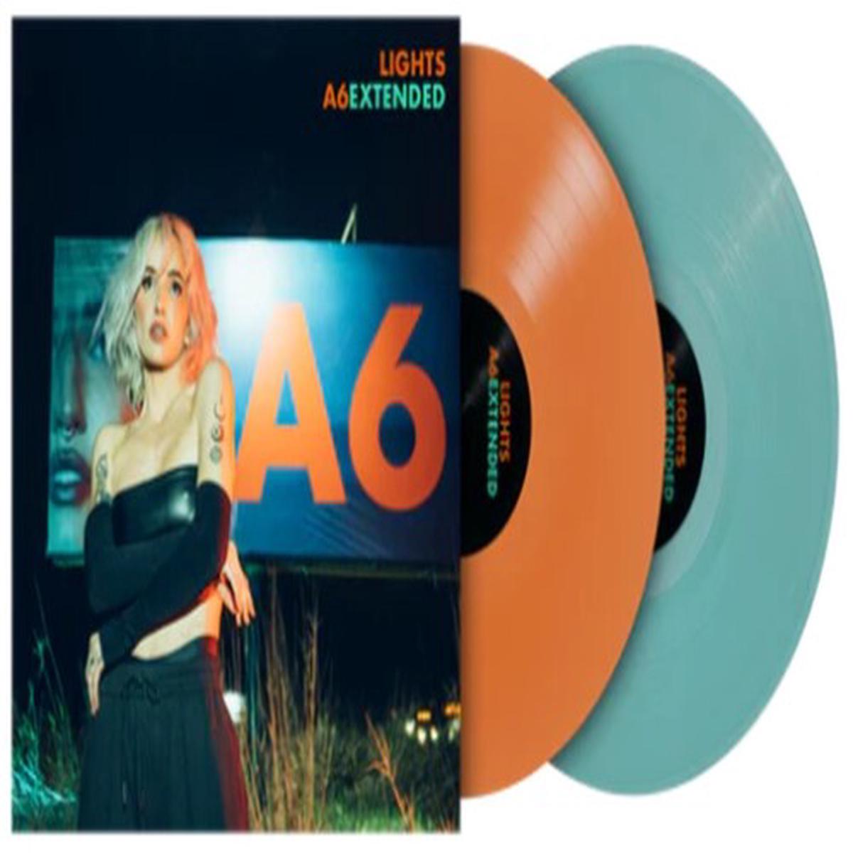 (PRE ORDER 2/27/2026) A6EXTENDED (BLUE/ORANGE 2xVINYL) | - - SYNTH-POP *NEW*
