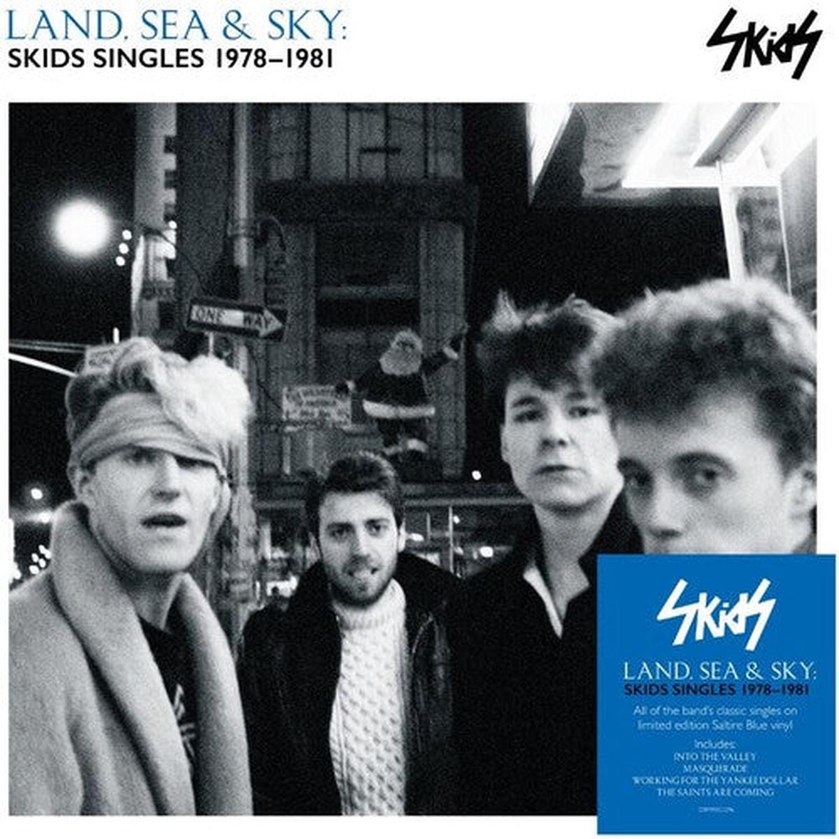 (PRE-ORDER 10/3/25) Land Sea & Sky: Skids Singles 1978-1981 (Saltire Blue Vinyl) | Mint (M) Mint (M) - - PUNK *NEW/COLOR*